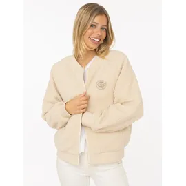 Zwillingsherz Bomberjacke Teddy Jacke Damen, Reißverschluss – Übergang Frühling Herbst - XL