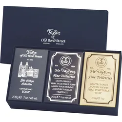 Seifen-Set TAYLOR OF OLD BOND STREET Hautreinigungsmittel Gr. 600 g, weiß Herren