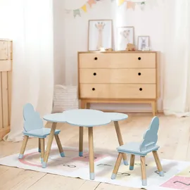 Rebecca Mobili Kindersitzgruppe, Hellblau, Holzwerkstoff, 60x44x60 cm, Kinder- - Jugendzimmer, Kindermöbel, Kindersitzmöbel / -tische, Kindersitzgruppen