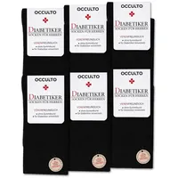 Occulto Socken Herren ohne Naht Gummibund 6er Pack (Modell: