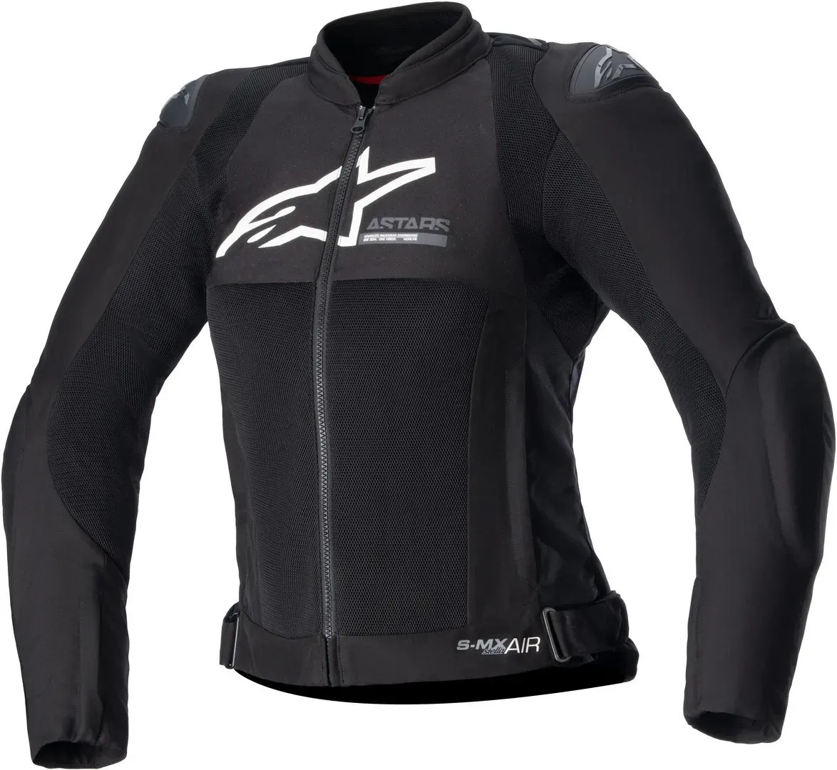 Alpinestars Stella SMX Air Geperforeerde dames motorfiets textiel jas, zwart, XL Voorvrouw
