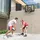 sportnow Basketballkorb mit Rückwand für Outdoor & Indoor Wandmontage Schwarz