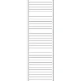 luxebath Badheizkörper 600 x 1800 mm 800 W weiß mit Seitenanschluss