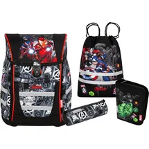 McNeill Disney Schulranzen Set Teneris 4tlg. Marvel Avengers Koffer24