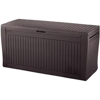 Keter Gartenbox "Comfy" 270L Braun bis 250kg belastbar Kissenbox Aufbewahrungsbox braun