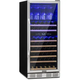 Klarstein Vinovilla Grande 116 Built-in Duo Großraum-Weinkühlschrank 313l Fl. LED