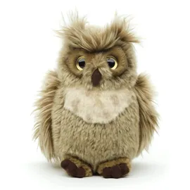 Uni-Toys - 'Horneule', Virginia-Uhu - 18 cm (Höhe) - Plüsch-Vogel, Eule Plüschtier, Kuscheltier