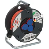 Brennenstuhl Kabeltrommel (Outdoor-Kabeltrommel mit 40m Kabel in rot, aus Spezialkunststoff, für die vorübergehende und zeitlich begrenzte Verwendung im Freien, IP44, Made in Germany)