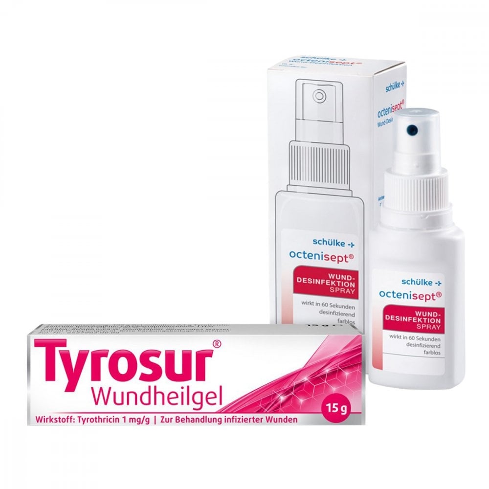 Wundversorgungsset Tyrosur Wundheilgel + Octenisept Lösung 50 ml