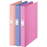 Rexel Solea DIN A4 25 mm Blau/Rosa/Pfirsich 3 St.