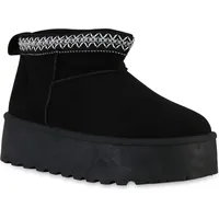 VAN HILL Winter Boots in Schwarz