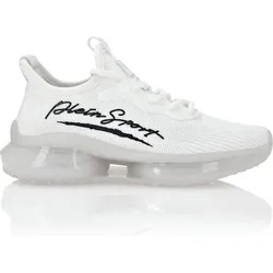 PLEIN SPORT Kinder Leinenschuhe B Runner Sneaker, Wei?, 33