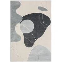 Carpet City Teppich Kurzflor grau, B:200cm H:11mm L:290cm, Obermaterial: