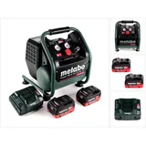 Metabo Power 160-5 18 LTX BL OF Akku Kompressor 18 V 8,0 bar Brushless + 2x LiHD Akkupack 8,0 Ah + Ladegerät