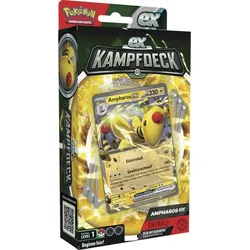 POKEMON 45498 PKM Pokémon EX-Kampfdeck, Ampharos-ex oder Lucario-ex, sortiert