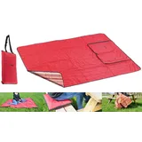 Pearl Picnic Decke: 3in1-Picknickdecke mit Sitzkissen und Zudecke, waschbar, 180 x 150 cm