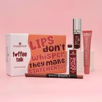 Essence toffee talk brown lip set