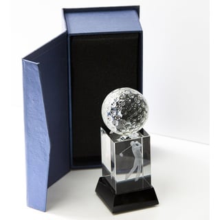 Longridge Stirling 3D Driver Crystal Trophy - 125Mm