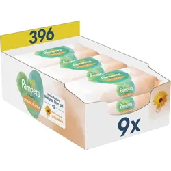 Pampers Harmonie Protect&Care feuchte Feuchttücher für Kinder mit Ringelblume 396 St.