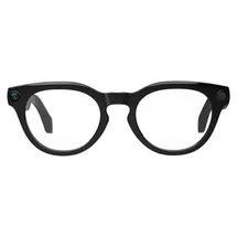 Colmi V03 Smart Glasses, Smarte Brille mit 8MP Kamera, Audio, Bluetooth 5.3, IP65 - Ausführung: Blue Light, Runder Rahmen