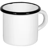 Krüger Karl Krüger 181 Becher Emaille, weiß, 8 x 8 x 10 cm
