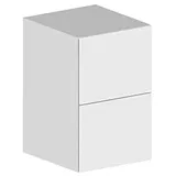 Keuco Edition 11 Art Sideboard 32542300800 80x70x49cm, 2 Frontauszüge, Lack seidenmatt, Glas, weiß