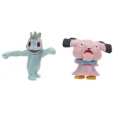 Pokémon Battle Figure Pack - Machollo & Snubbull, offizielle detaillierte Figuren, je 5 cm