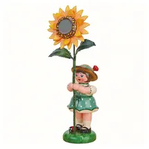 Hubrig Volkskunst GmbH Hubrig Blumenkind/Blumenmädchen mit Sonnenblume