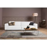 Big-Sofa MUSTERRING "LUCIA Mega Sofa, zeitlos, bequem, Breite 292cm", weiß (snow bax), B:292cm H:81cm T:124cm, Flachgewebe FLORIS (100% Polyester);Flachgewebe VALMONT (60% Baumwolle/ 40% Leinen);Microfaser CRONA (100% Polyester), Sofas, Big-Sofa, in vielen Qualitäten und 4 unterschiedlichen Nähten, 3-Sitzer