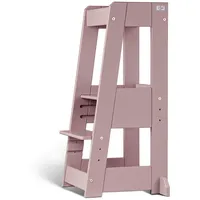 tiSsi Lernturm Felix 90 x 50 cm Buche massiv rosa
