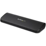 Startech Usb3sdockhdv (USB-B), Dockingstation + USB Hub, Schwarz