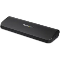 Startech Usb3sdockhdv (USB-B), Dockingstation + USB Hub, Schwarz