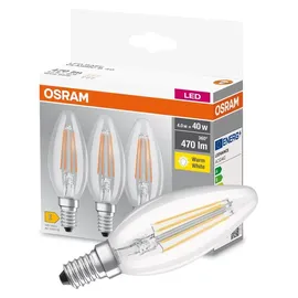 Osram LED Base Classic B 819313 4W E14 warmweiß 3 St.