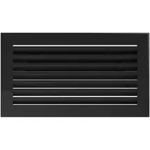 Kratki Lüftungsgitter Fresh 17cm x 17cm schwarz