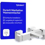 Duravit Manhattan Einhebel-Wannenmischer Aufputz, Ausladung 196 mm, Verbraucher 2, MH5230000