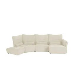 Wohnlandschaft  Jeaneva ¦ creme ¦ Maße (cm): B: 384 H: 101 T: 197.0