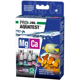 JBL Wassertest-Set, Für Meerwasser-Aquarien, ProAquaTest Mg-Ca Magnesium-Calcium, 6x10ml, 1x2g (1er Pack)