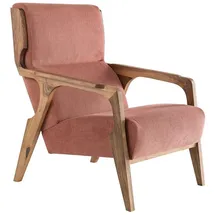 JV Möbel Sessel 75 x 100 x 95 cm Rosa