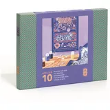 Djeco Atelier 10 Seidenmalerei Set 1 St. Farben