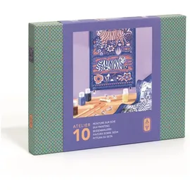Djeco Atelier 10 Seidenmalerei Set 1 St. Farben
