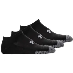 UNDER ARMOUR Unisex Sportsocken 3 Paar - UA Heatgear NS, Training, Sneaker Socken Schwarz 42-47