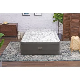 BESTWAY TriTech® Doppelluftbett Fashion FlockTM mit integrierter Elektropumpe 203 x 152 x 56 cm