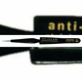Bernstein SMD-Pinzette 31 SA Spitz schwarz