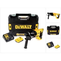 DeWalt DCH 133 D1 Kombihammer 18V 2,6J SDS plus inkl. 1x Akku 2Ah + Lader + TSTAK