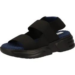 RAPISARDI FUOCO EL Damen Sommer-Schuhe Riemen-Sandale Plateau-Schuhe Made in Italy Schwarz - 36