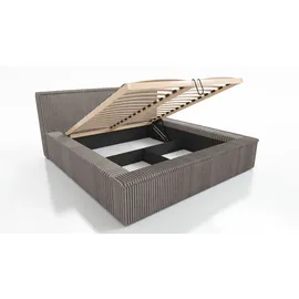 mebloland Polsterbett RIO mit Matratze und Bettkasten. - 120x200 cm, Schlafzimmer, Betten, Polsterbetten