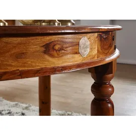 Massivmoebel24 Oxford Ø 140 cm honig lackiert
