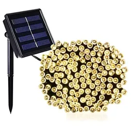 Lumi Jardin Lichterkette Solar 16,3 m Schwarz