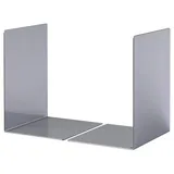 Durable Buchstütze Metall L Silber 2 St.