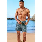 Bruno Banani Badeshorts Badeshorts Blau/Grün XL